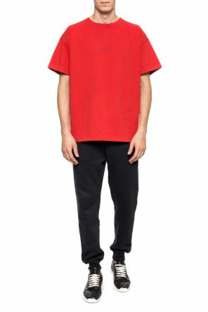 T-shirt with a printed logo, zdjęcie 2 T-shirt with a printed logo od Acne